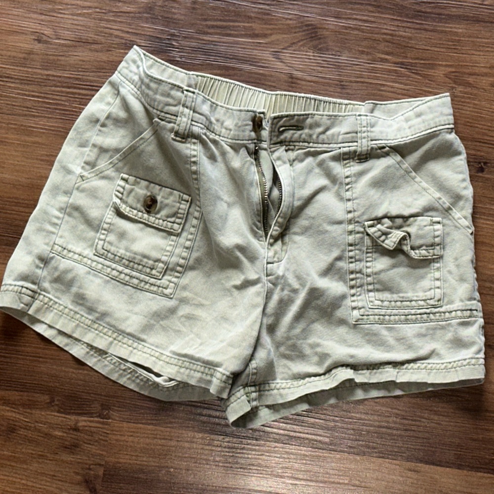 Olive green Casual Shorts - Girls